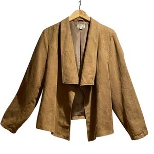 Faux Suede Jacket | Plus Size 2X - 22/24 | NWOT
